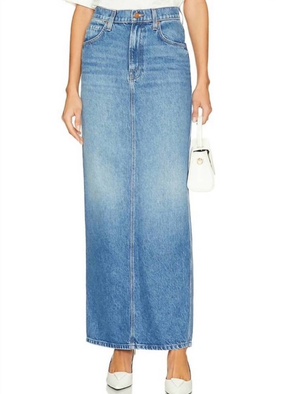 Mother SNACKS! The Candy Stick Maxi Skirt in Dine N' Dash